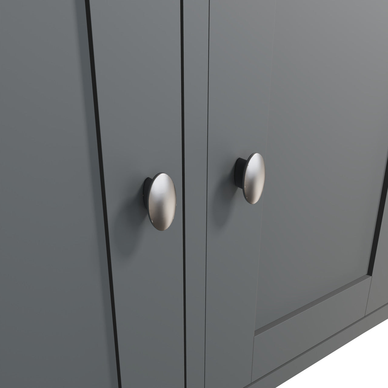 EMMETT (GA-3DS-G) 3 DOOR / 2 DRAWER BUFFET / SIDEBOARD - 850(H) x 1300(W) x 400(D) - GREY / LIGHT OAK (2 TONE)