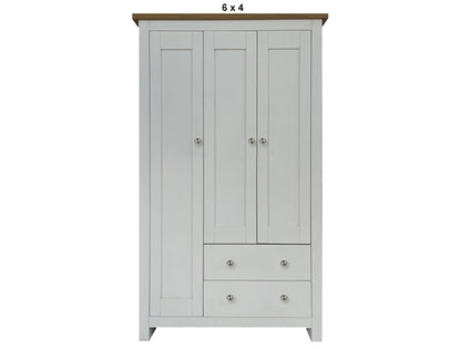 GENEVA (AUSSIE MADE) 3 DOOR / 2 DRAWER UTILITY WARDROBE COLLECTION - ASSORTED PAINTED / STAINED COLOURS - STARTING FROM $1099