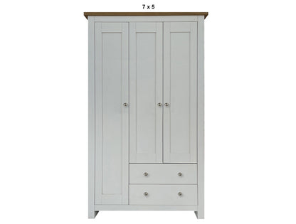 GENEVA (AUSSIE MADE) 3 DOOR / 2 DRAWER UTILITY WARDROBE COLLECTION - ASSORTED PAINTED / STAINED COLOURS - STARTING FROM $1099