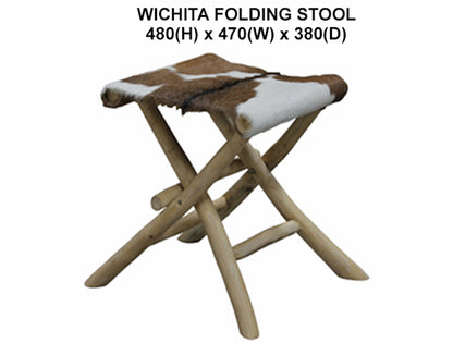 GOAT HIDE STOOL / BENCH COLLECTION - MAHOGANY - STARTING FROM $299