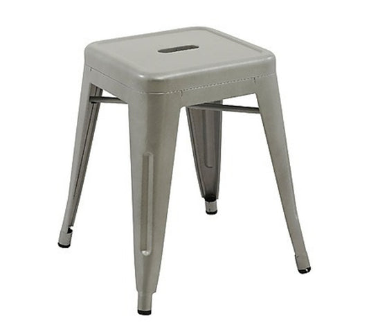 HADAR SET OF 4x450 CAFE BAR STOOLS - SILVER