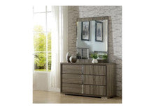 HANSON  6 DRAWER DRESSING TABLE WITH MIRROR (MODEL:LS 111 DR) - 1897(H) X 1200(W) - MOCHA OAK