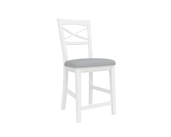 HEREFORD BAR CHAIR - WHITE