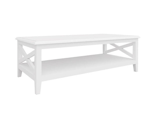 Hereford Rectangle Coffee Table - White