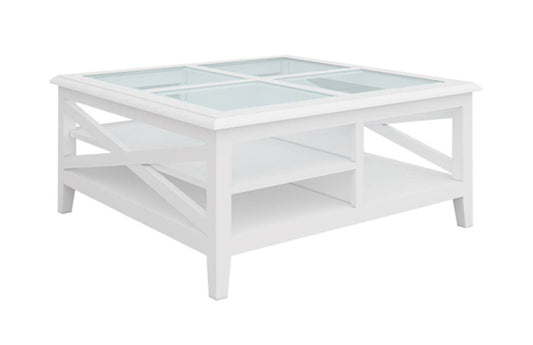 Hereford Square Coffee Table - White