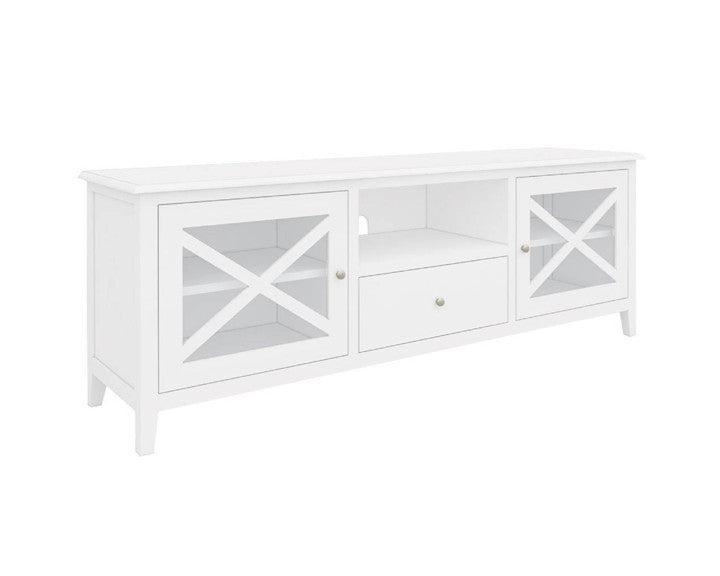 Hereford TV Unit 600(W) X 2100(W) - White