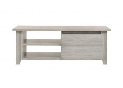 HILTON COFFEE TABLE OPEN DRAWER - WHITE WASH