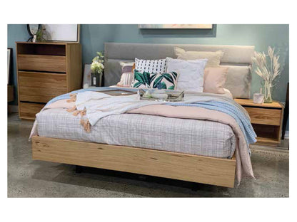 HINTON KING 3 PIECE (BEDSIDE) BEDROOM SUITE - MESSMATE
