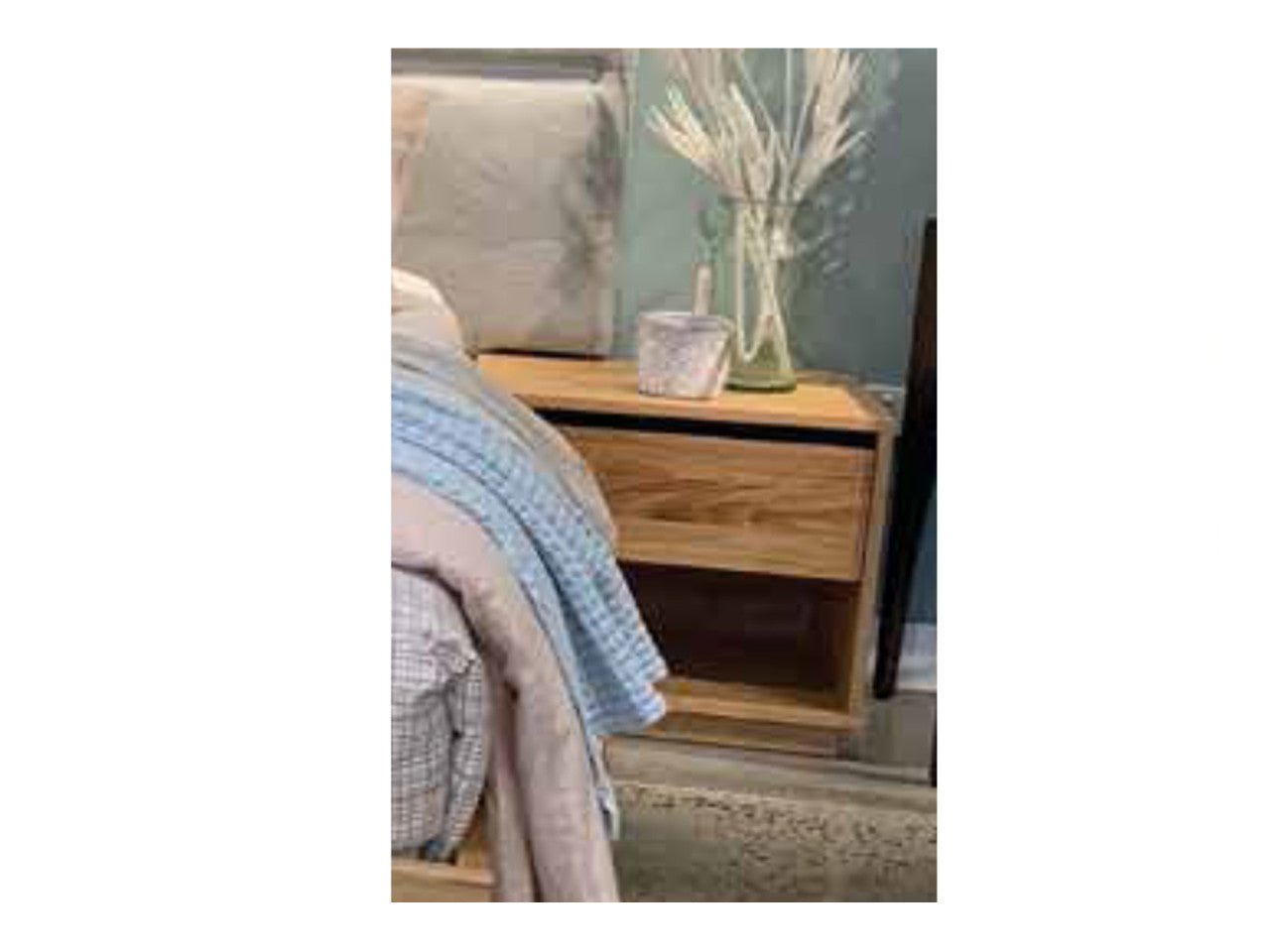HINTON KING 3 PIECE (BEDSIDE) BEDROOM SUITE - MESSMATE
