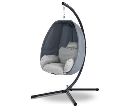 SULLIVAN OUTDOOR  HANGING POD CHAIR - GREY