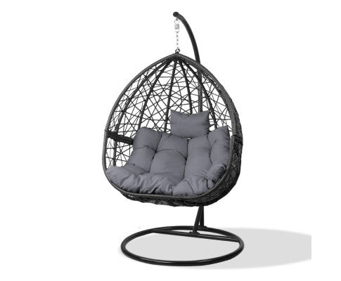 STARLING OUTDOOR  HANGING SWING CHAIR - BLACK