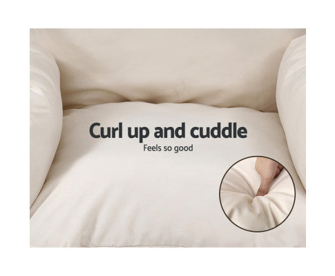 FRANNIE OUTDOOR  HANGING POD CHAIR - LATTE