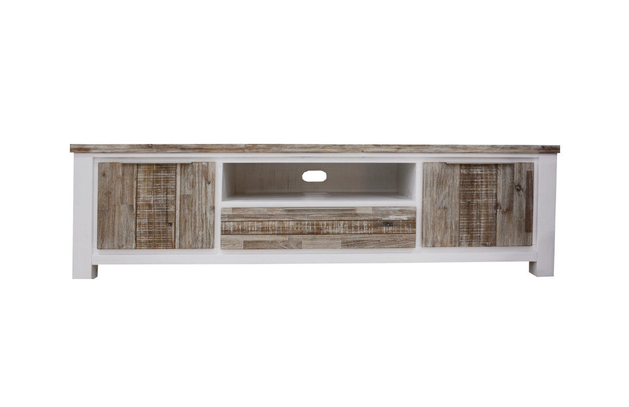 HOMESTEAD TV ENTERTAINMENT UNIT - 2 DOORS / 1 DRAWER / 1 NICHE - 600(H) x 2100(W)