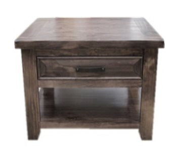 Pinelands Lamp Table (HTGLT) - Greywash Or Walnut