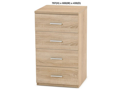 HUGO (AUSSIE MADE) BEDSIDE TABLES COLLECTION - ASSORTED STAINED COLOURS - STARTING FROM $299