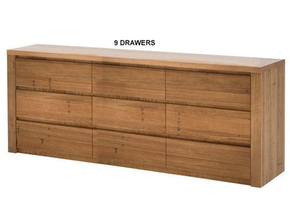 HUGO (AUSSIE MADE) LOWBOY COLLECTION - TASSIE OAK COMBINATION - ASSORTED STAINED COLOURS - STARTING FROM $1799
