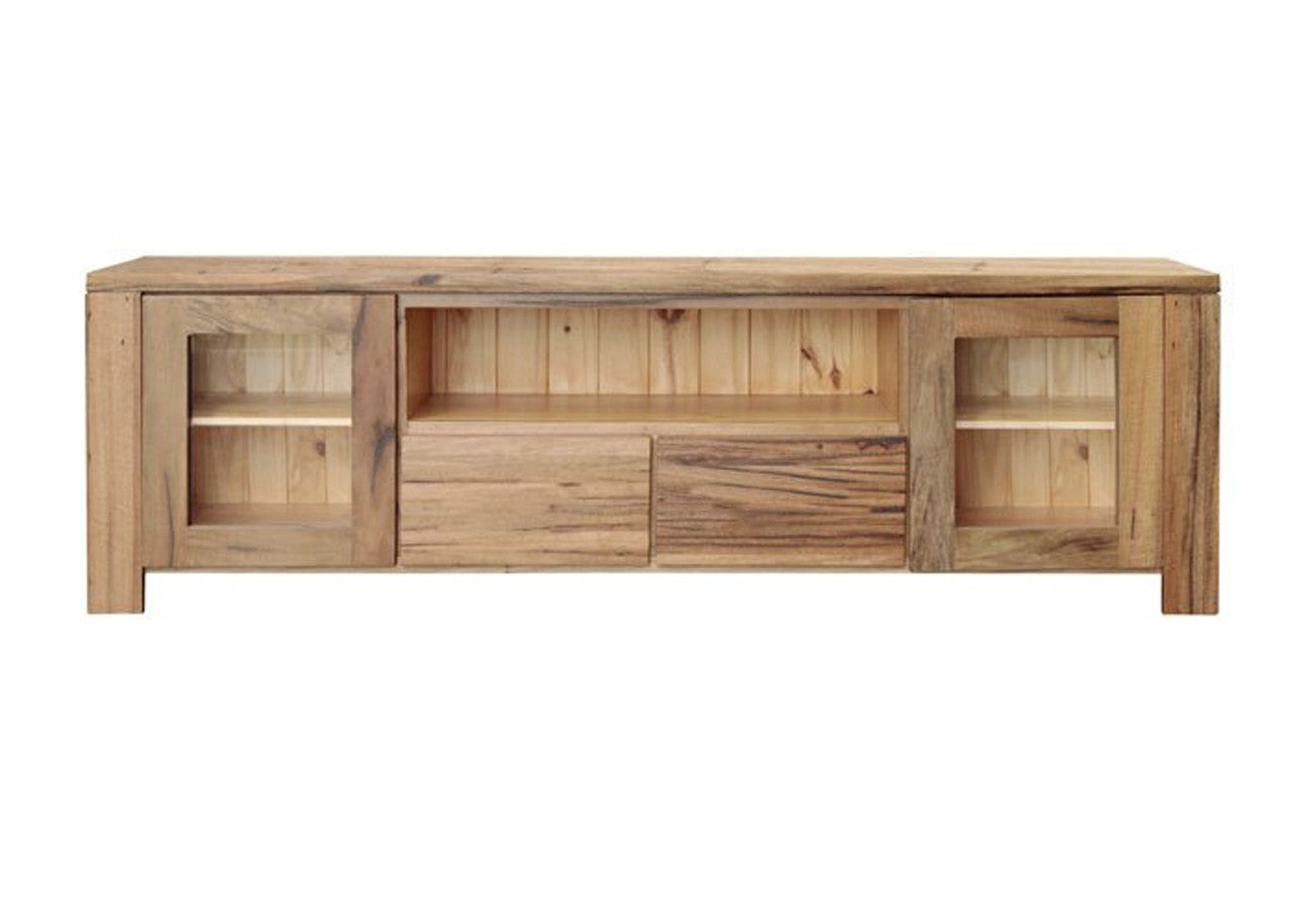 HUNTER LOWLINE TV UNIT - 600(H) x 1800(W)- CLEAR FINISH