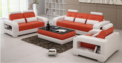 SENCHEL  3S + 2S + 1S  LOUNGE  SUITE  (MODEL - L6008D) - CHOICE OF LEATHER AND ASSORTED COLOURS AVAILABLE