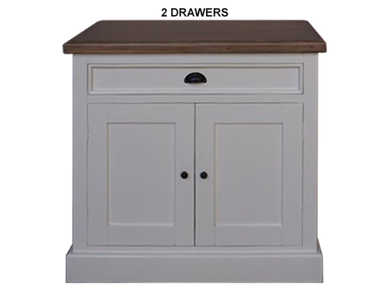 HAMPTON  BUFFET COLLECTION - WHITE / NATURAL TOP - STARTING FROM $799
