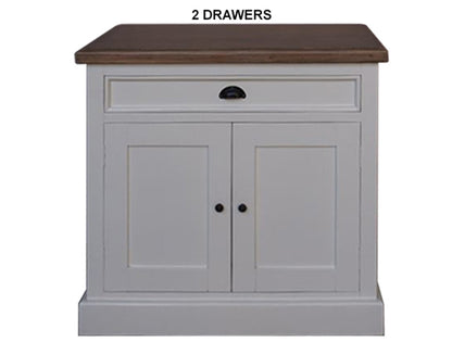 HAMPTON  BUFFET COLLECTION - WHITE / NATURAL TOP - STARTING FROM $799