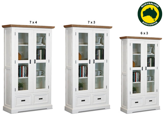 Hamptons (AUSSIE MADE) Library Unit Collection - Assorted Painted Colours