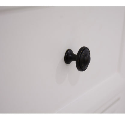 CHANELLE KING 4 PIECE (TALLBOY) BEDROOM SUITE (22-9-5-14-14-1) - WHITE