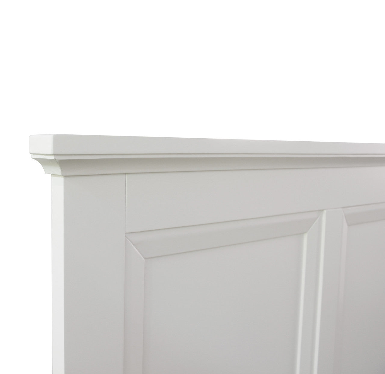 KING AUSTIN 4 PIECE (TALLBOY) BEDROOM SUITE - WHITE