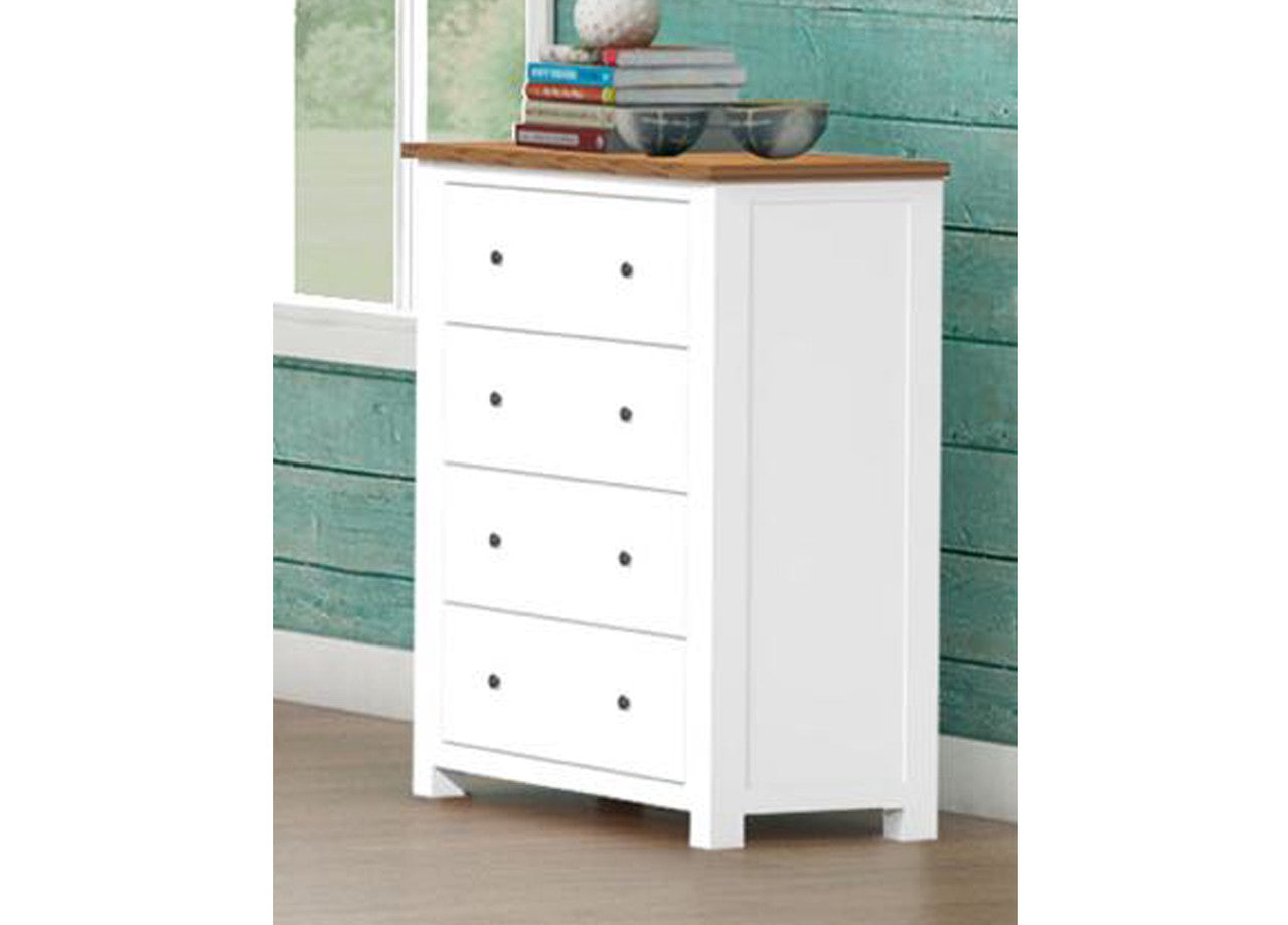 HERVEY (CUSTOM MADE) KING 4 PIECE (TALLBOY) BEDROOM SUITE - ASSORTED COLOURS