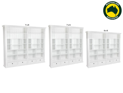 HERALDY (AUSSIE MADE) BOOKCASE PIGEON PAIRED COLLECTION - ASSORTED PAINTED COLOURS - STARTING FROM $1799