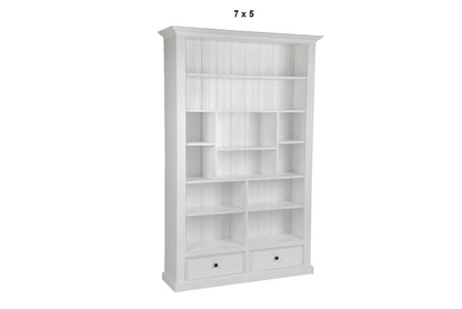HERALDY (AUSSIE MADE) HIGHLINE BOOKCASE COLLECTION - ASSORTED STAINED COLOURS - STARTING FROM $799