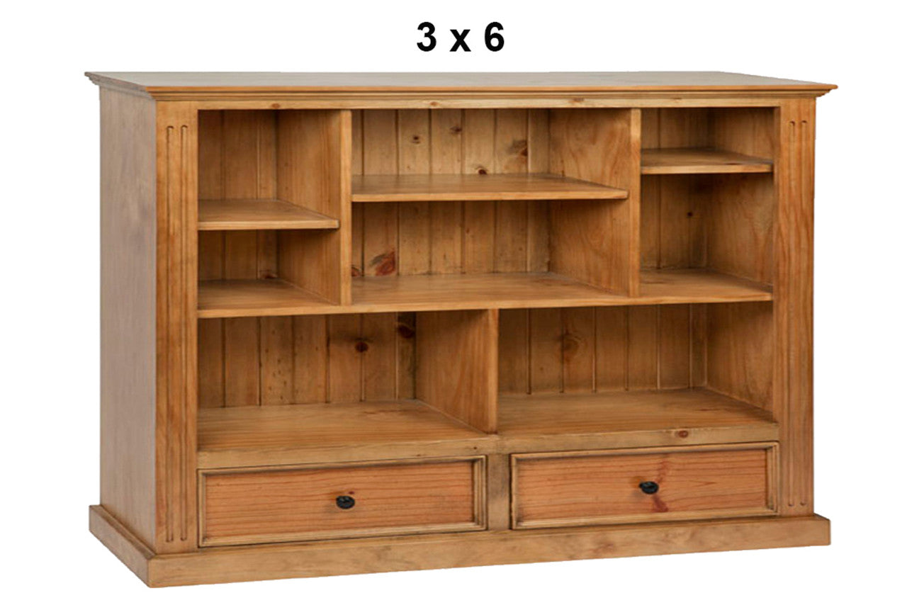 HERALDY (AUSSIE MADE) LOWLINE BOOKCASE COLLECTION - ASSORTED PAINTED COLOURS - STARTING FROM $799
