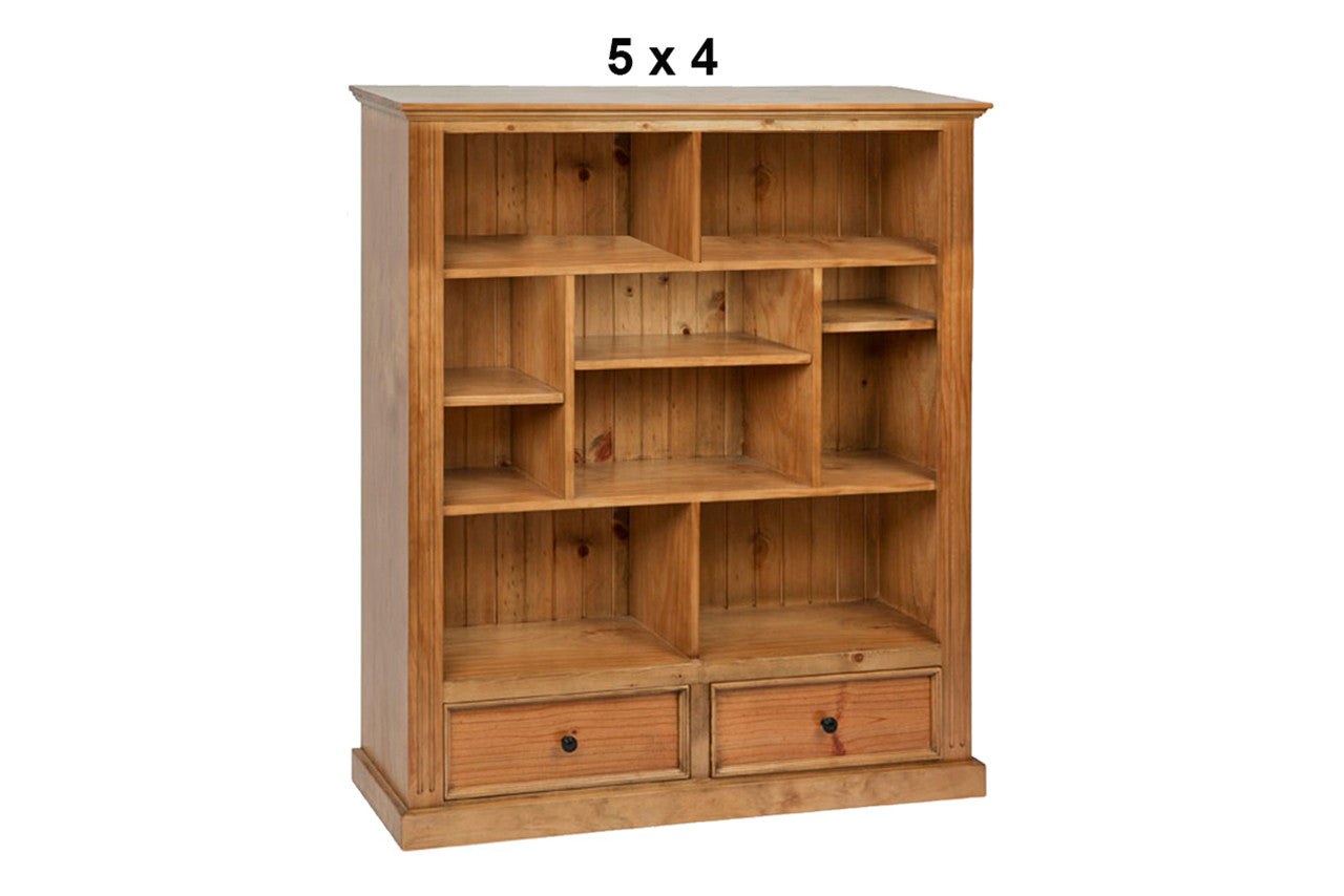 HERALDY (AUSSIE MADE) LOWLINE BOOKCASE COLLECTION - ASSORTED PAINTED COLOURS - STARTING FROM $799
