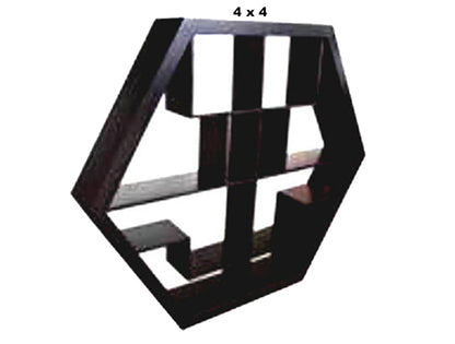 HEXAGON (AUSSIE MADE) LOWLINE ROOM DIVIDER COLLECTION - ASSORTED STAINED COLOURS - STARTING FROM $599