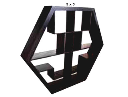 HEXAGON (AUSSIE MADE) LOWLINE ROOM DIVIDER COLLECTION - ASSORTED STAINED COLOURS - STARTING FROM $599