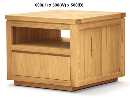 HIGHLAND (AUSSIE MADE) LAMP TABLE COLLECTION - TASSIE OAK COMBINATION - ASSORTED STAINED COLOURS - STARTING FROM $699