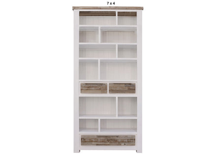 HOMESTEAD (AUSSIE MADE) HIGHLINE BOOKCASE WITH 3 DRAWERS COLLECTION - ASSORTED PAINTED / STAINED COLOURS - STARTING FROM $1399