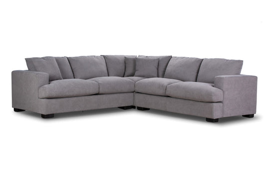 Rye 2.5 Seater Corner Modular Lounge Suite - Light Grey