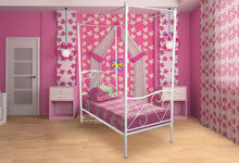 DOUBLE VALENTINE (AUSSIE MADE) 4 POSTER BED - ASSORTED COLOURS