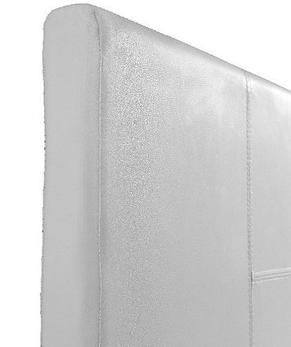 DOUBLE ARIZONA LEATHERETTE BED FRAME - WHITE
