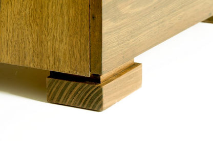 BROOKLYN QUEEN 3 PIECE BEDSIDE BEDROOM SUITE - RUSTIC