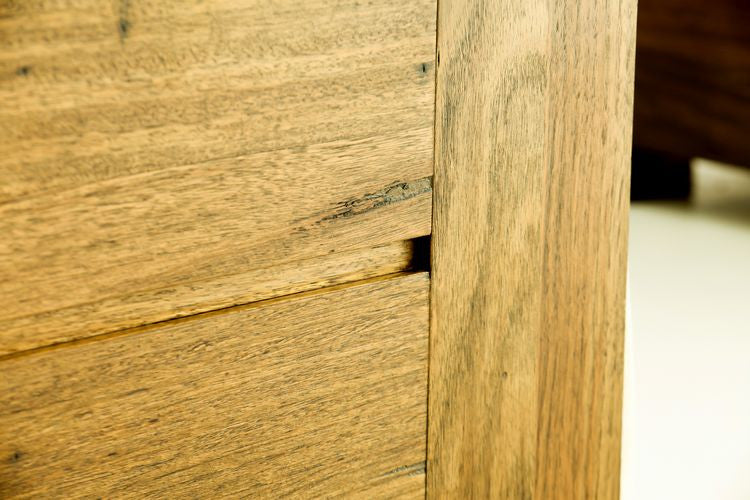 BROOKLYN QUEEN 3 PIECE BEDSIDE BEDROOM SUITE - RUSTIC