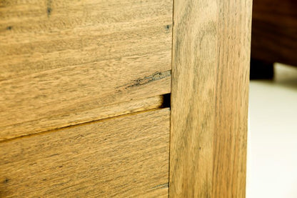 BROOKLYN QUEEN 3 PIECE BEDSIDE BEDROOM SUITE - RUSTIC