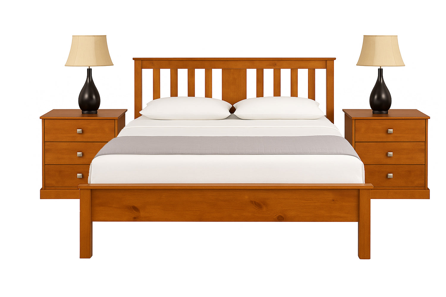 Queen Destin (AUSSIE MADE) Bed - Assorted Colours