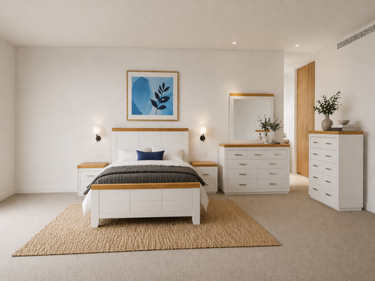 Single Narrabeen (AUSSIE MADE) Bed - Two Tone - Assorted Painted Colours