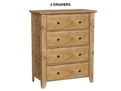 INDUSTRIALISED (AUSSIE MADE) TALLBOY COLLECTION - ASSORTED STAINED COLOURS - STARTING FROM $1099