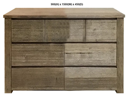 JACKY (AUSSIE MADE) LOWBOY COLLECTION - TASSIE OAK COMBINATION - ASSORTED COLOURS - STARTING FROM $1799