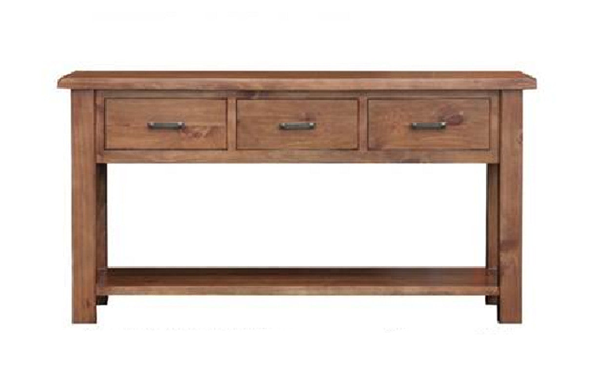 Jayden Console / Hall Table With 3 Drawers (MODEL:3740) - 830(H) X 1560(W) - (MODEL:7-5-15-18-7-9-1) - Nutmeg