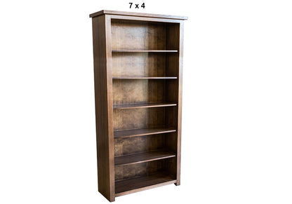 JACKIE (AUSSIE MADE) HIGHLINE STANDARD BOOKCASE COLLECTION - TASMANIA OAK COMBINATION - ASSORTED STAINED COLOURS - STARTING FROM $999