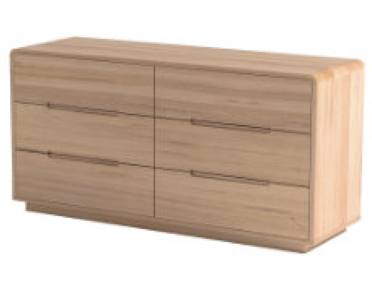 JABLE KING 5 PIECE (DRESSER) BEDROOM SUITE PANEL BED GASLIFT BED WITH UNDERBED STORAGE DRAWERS - MESSMATE