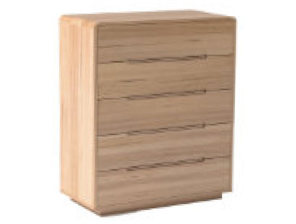 JABLE 5 DRAWER TALLBOY - MESSMATE